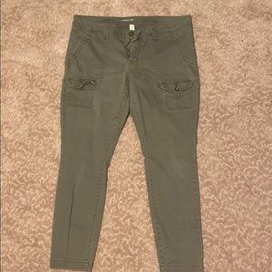 Green khakis by gap